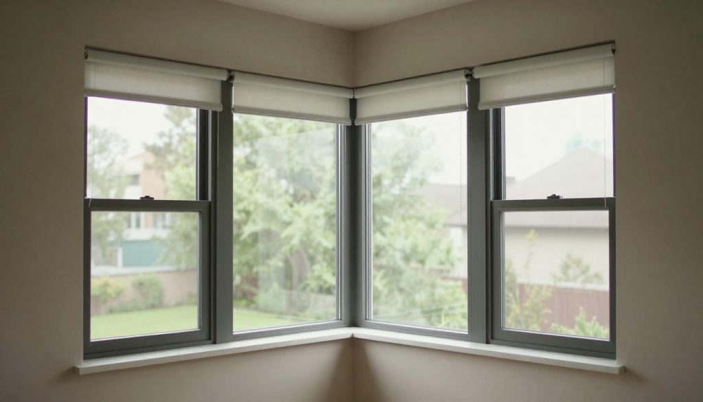 Modern energy efficient windows in living room - Header