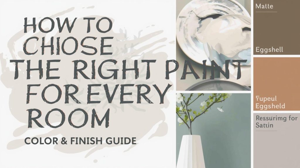 How to Choose the Right Paint for Every Room | Color & Finish Guide