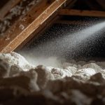 attic insulation installation