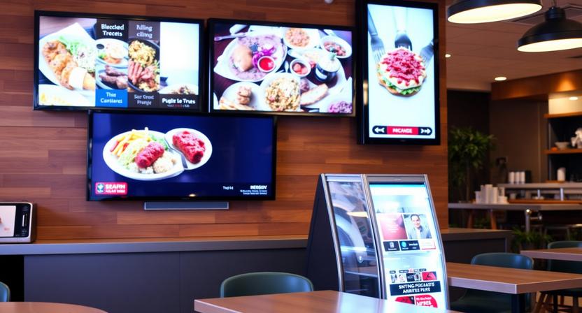 restaurant digital menu board