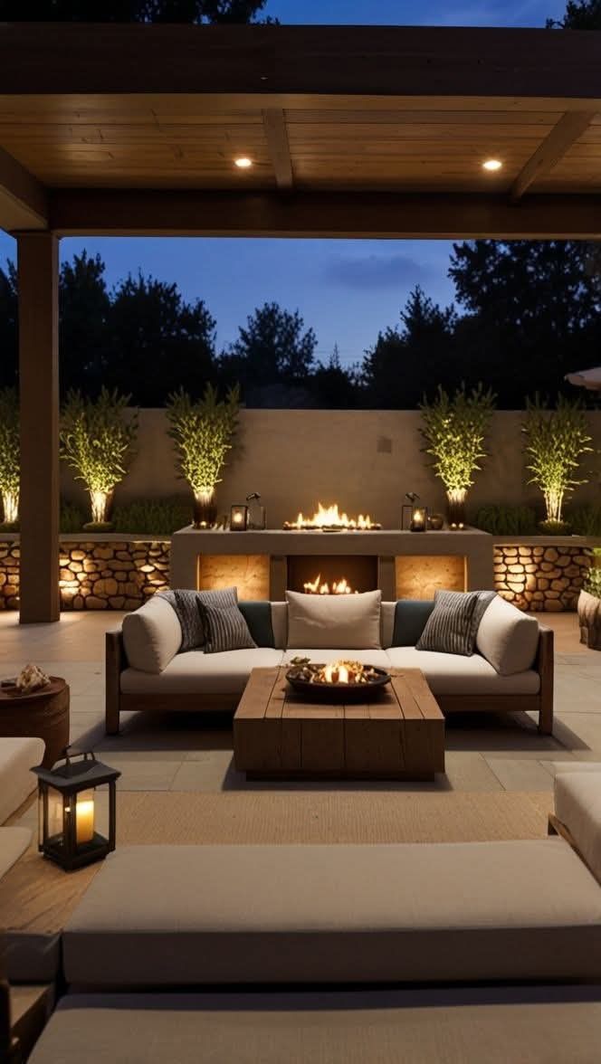 luxury outdoor living design