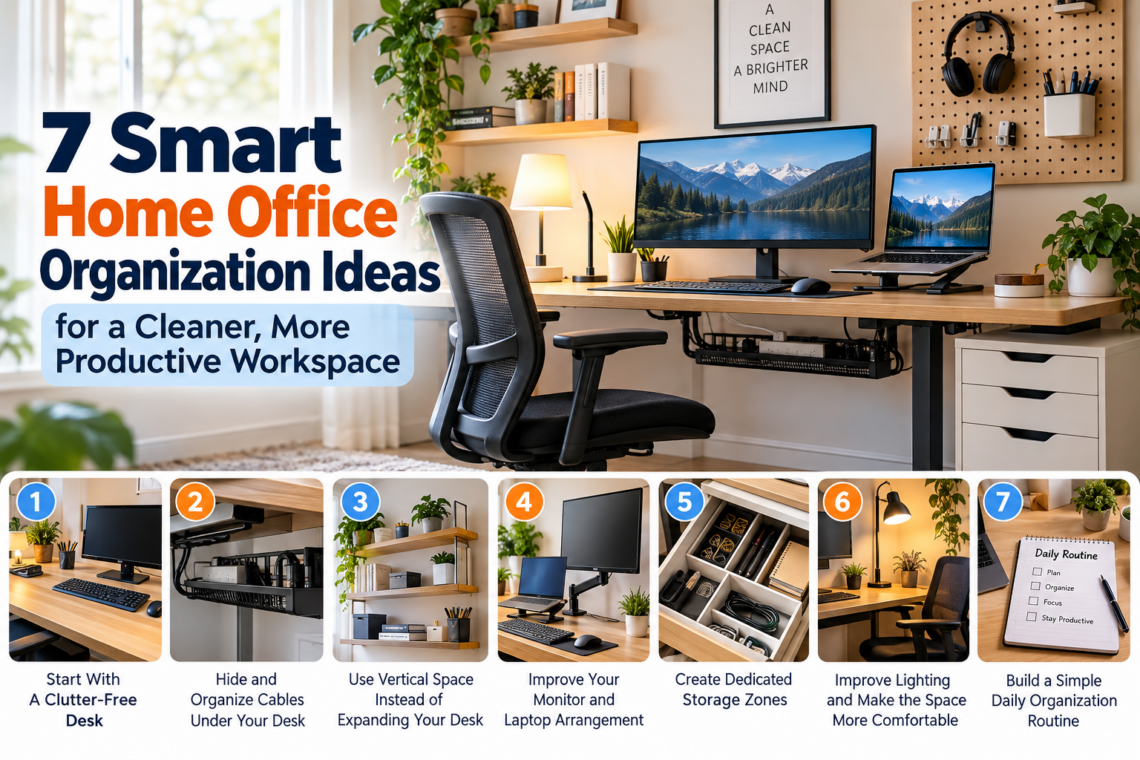 7 Smart Home Office Organization Ideas