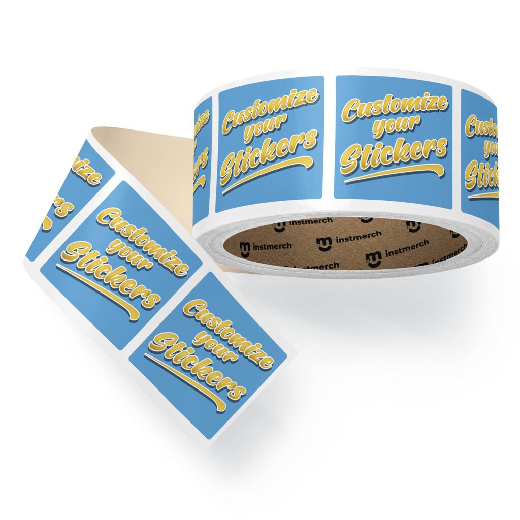 Custom Square Roll Labels