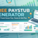 free pay stub generator