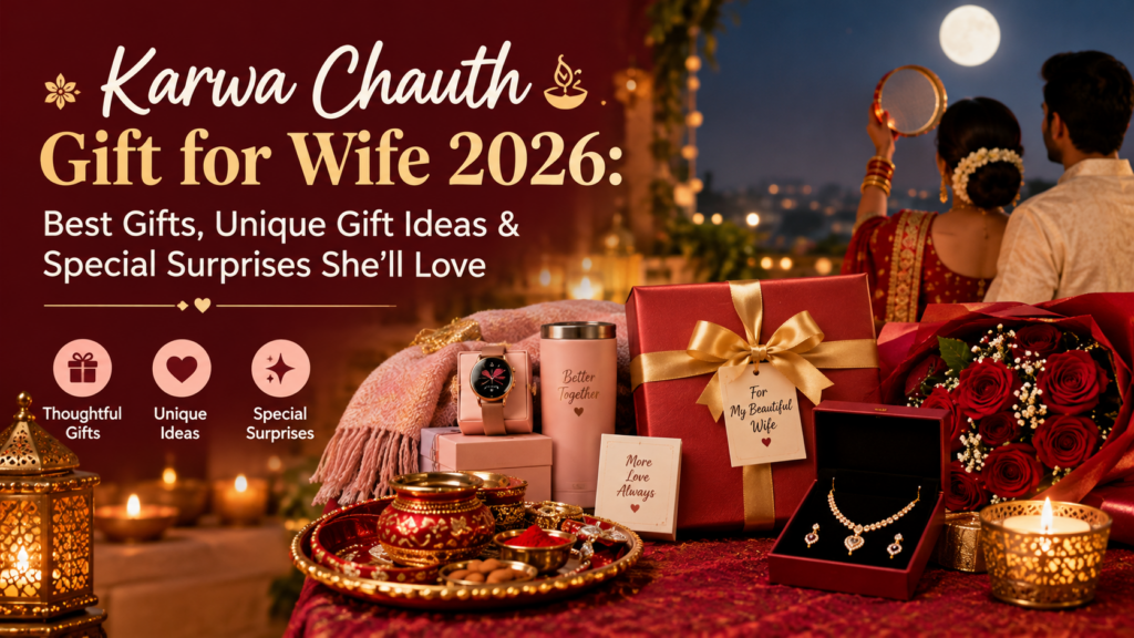 Karwa Chauth Gift for Wife 2026 Best Gifts, Unique Gift Ideas & Special Surprises She’ll Love