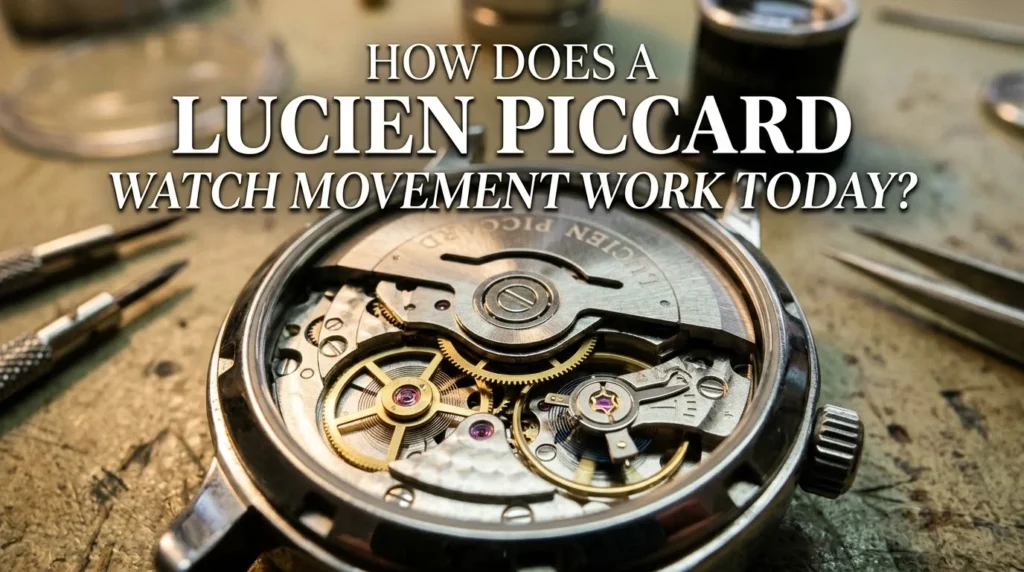 How Does a Lucien Piccard Watch Movement Work Today