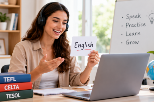 Online English teacher training and certification from home.
