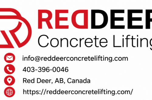 Red Deer Concrete Lifting Contact Banner
