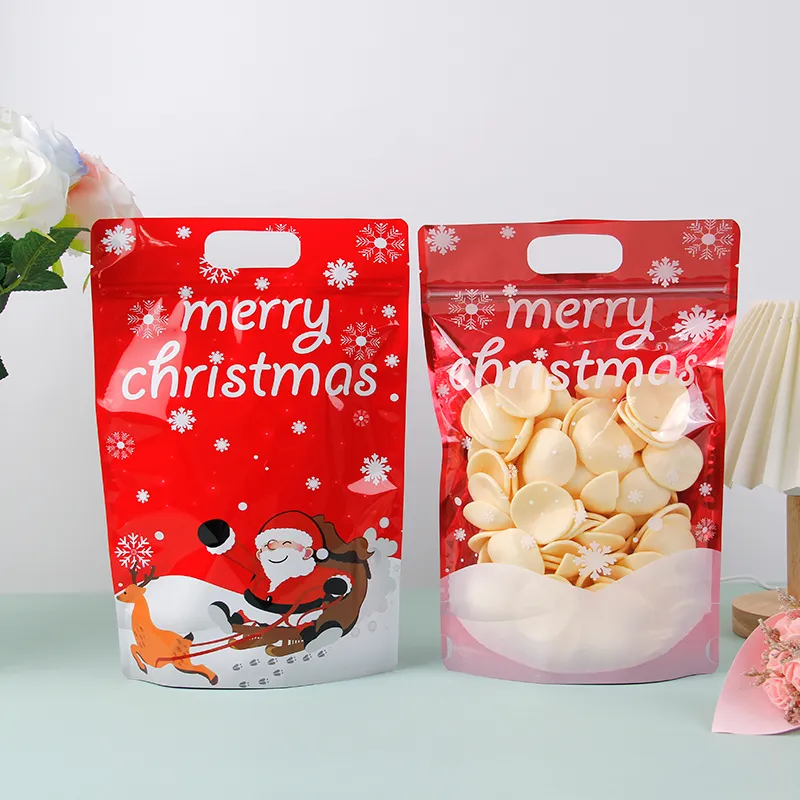 custom Christmas mylar bags