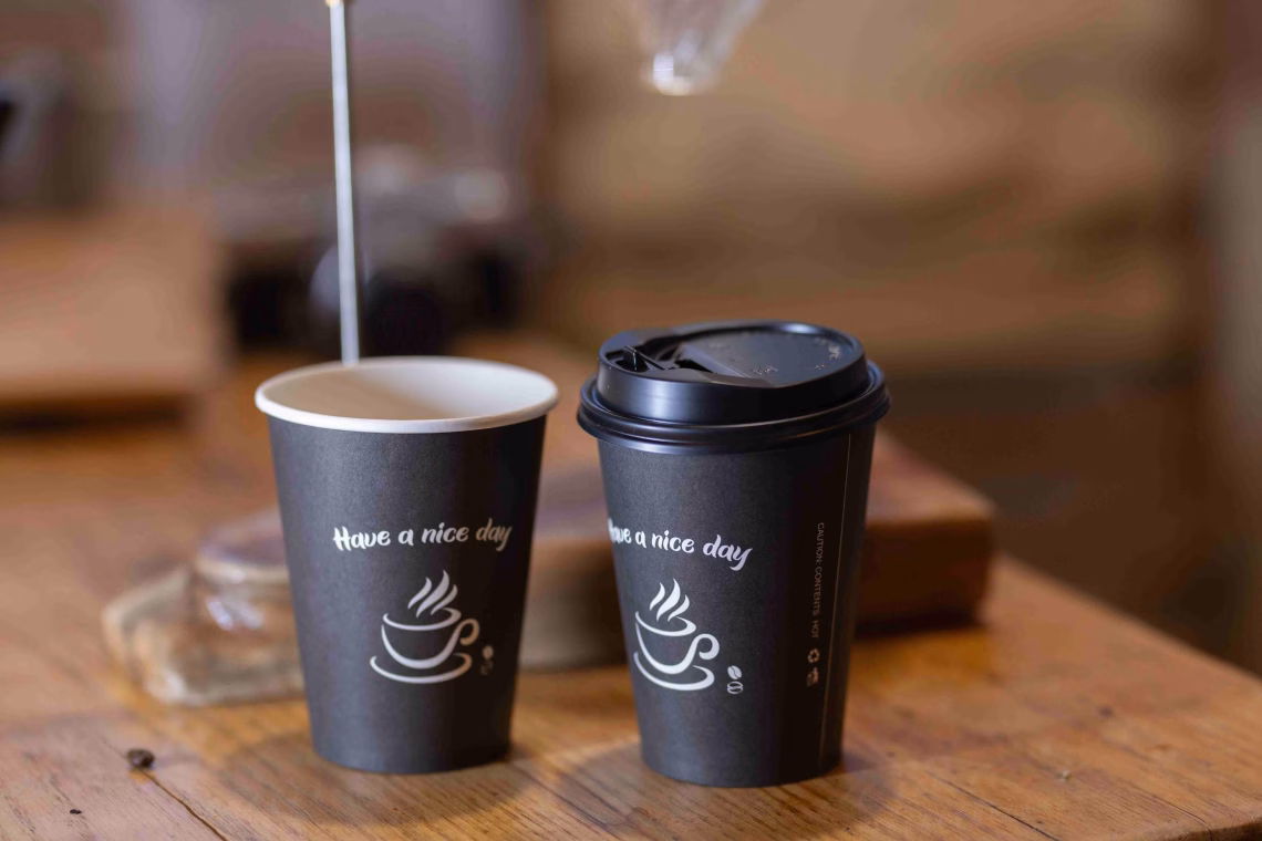 custom single wall paper cups