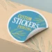 custom sticker label sheets
