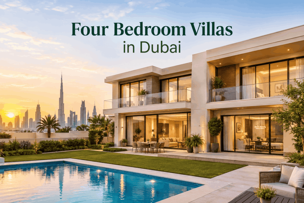 four bedroom villas in Dubai