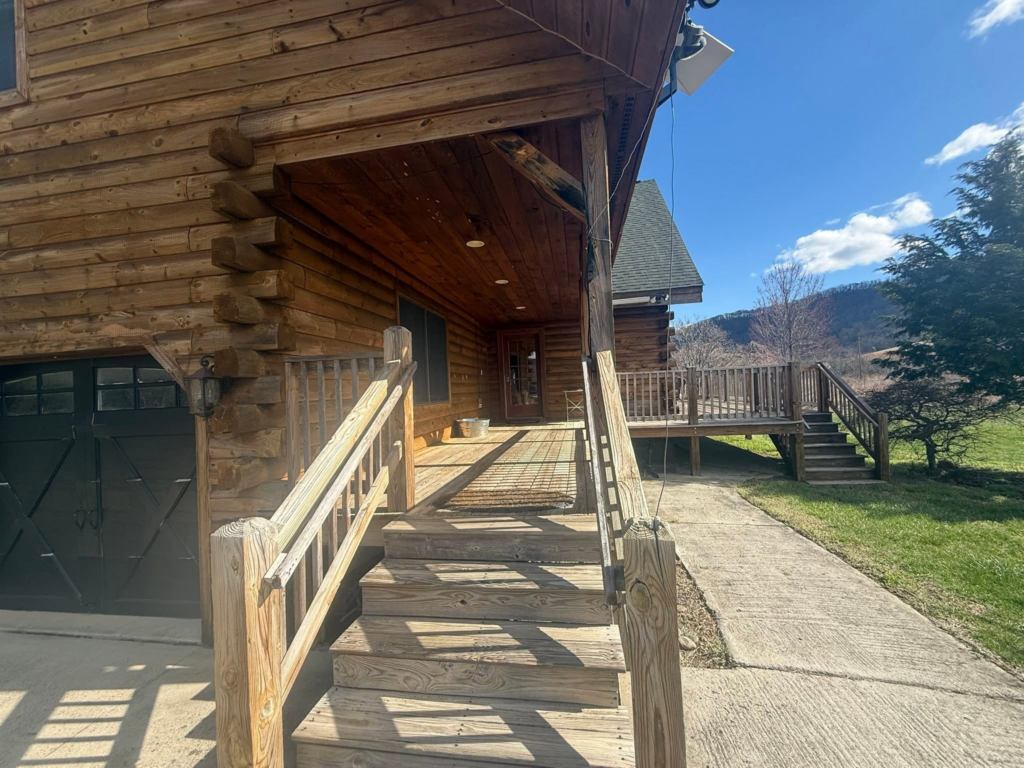 log house caulking