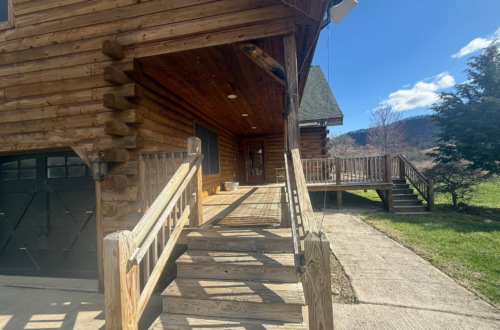 log house caulking