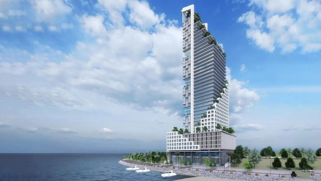 Beach Terraces at HMR Waterfront by Metro