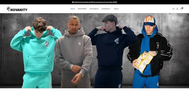 Novanity Shop and Novanity Clothing Online