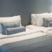 Upholstered guest beds