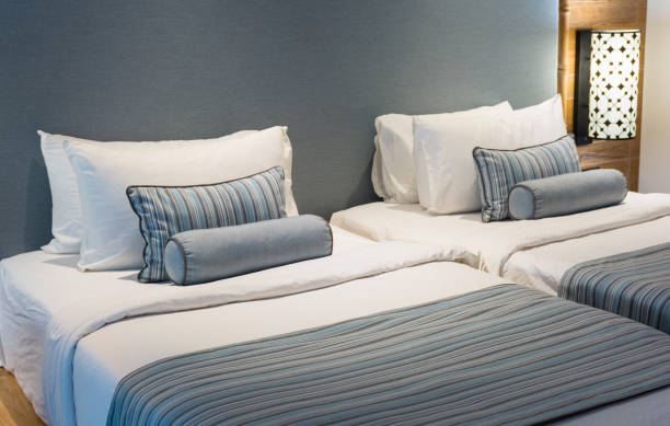 Upholstered guest beds